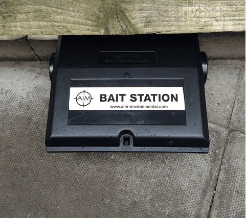 Our secure external bait stations used by our pest control stourbridge team to aid rodent control
