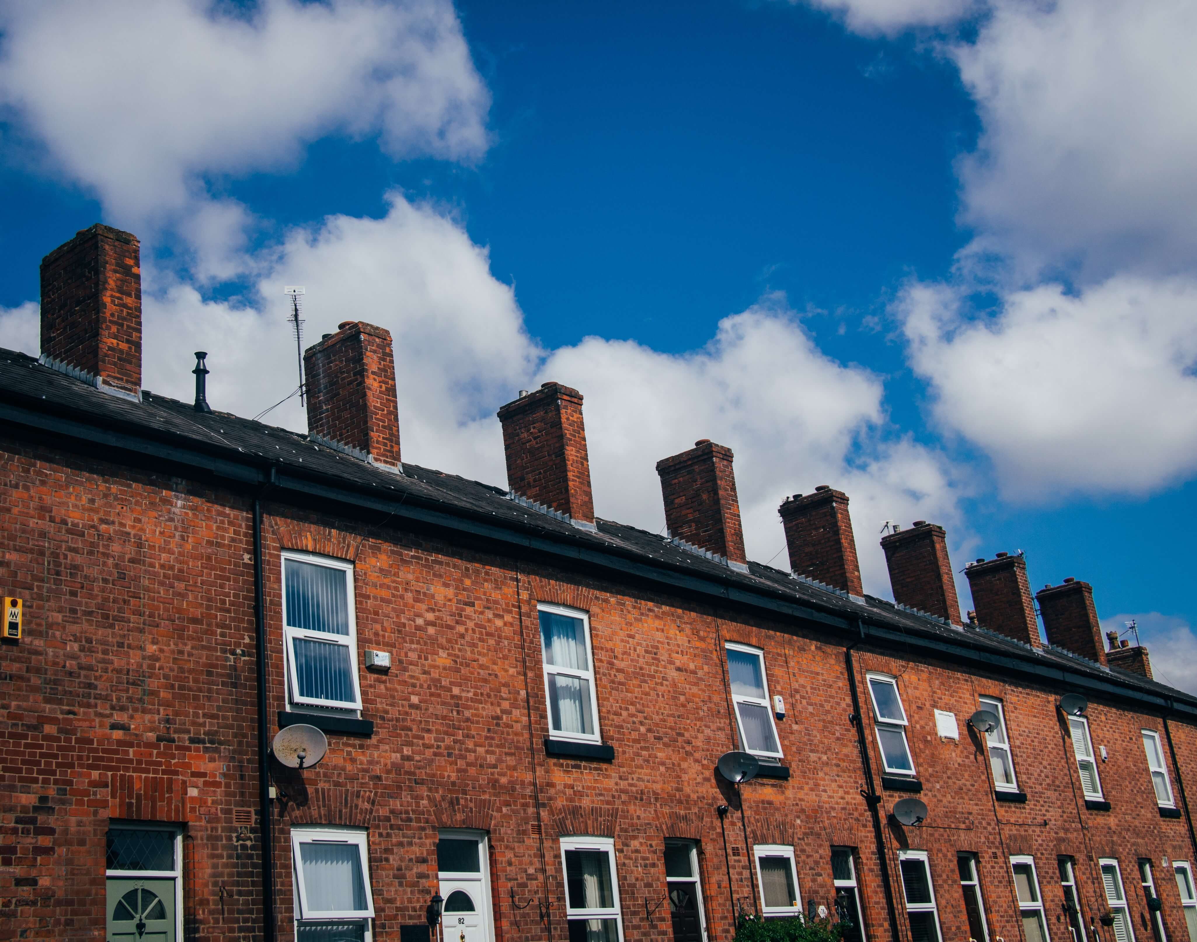 Terraced houses in Dudley pest control services operating in the local area