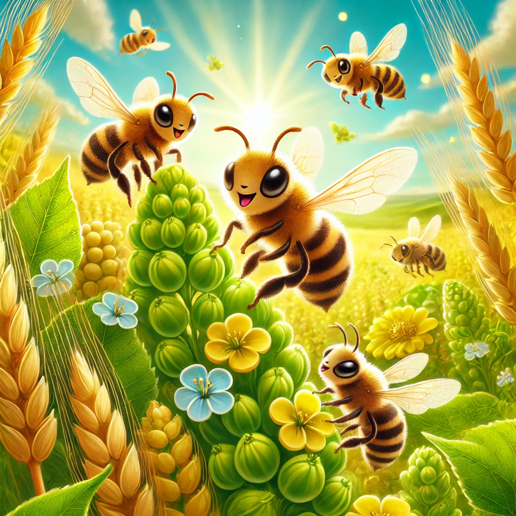 Pesticide changes - Bees happy pollinating crops